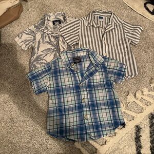 3 12-18 Baby Boys Button Down SS Shirts